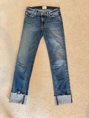 Hudson Tally Deep Cuff Crop Skinny